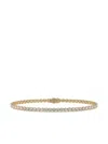 Luxsly 14kt White Gold Diamond Tennis Bracelet In Yellow