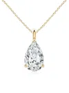 Luxsly 14kt Yellow Gold Diamond Necklace In Yellow