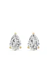 Luxsly 14kt Yellow Gold Diamond Stud Earrings In Yellow
