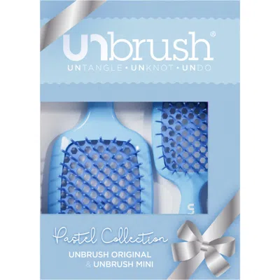 Luxury Brands Llc Unbrushdetangling Brush Gift Set In Blue