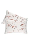 Luxury Home 2-pack Infused Memory Foam Pillows In Copper
