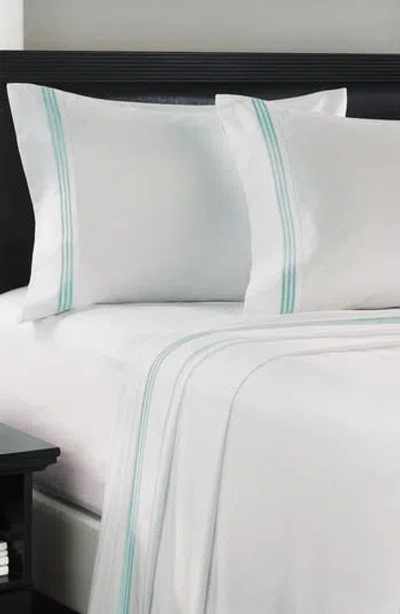 Luxury Home 3-line Microfiber Sheet Set In Blue
