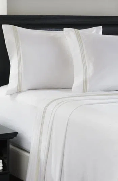 Luxury Home 3-line Microfiber Sheet Set In Brown