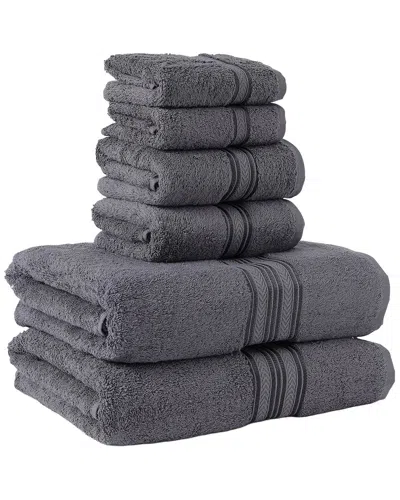 Luxury Home 6pc Cotton Towel Set