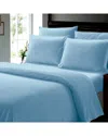 Luxury Home 6pc Microfiber Sheet Set In Blue