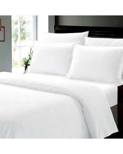 Luxury Home 6pc Microfiber Sheet Set In White