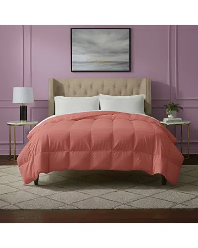 Luxury Home All Seasons Super-soft Down Alternative Comforter In Orange