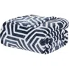Luxury Home Azmera Plush Fleece Throw Blanket