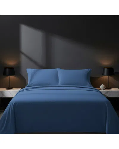 Luxury Home Bamboo Blend Bedsheets In Blue
