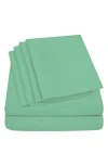 Luxury Home Bright Deep Pocket Premium Sheet Set In Blue