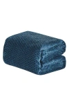 Luxury Home Chevron Textured Plush Throw