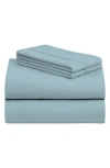 Luxury Home Cozy Cotton Sheet Set In Blue