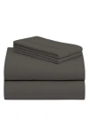 Luxury Home Cozy Cotton Sheet Set In Gray