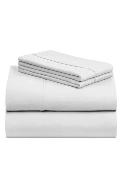 Luxury Home Cozy Cotton Sheet Set In White