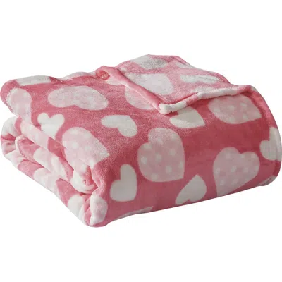 Luxury Home Cozy Micro Plush Throw Blanket In Red