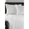 Luxury Home Embroidered Line 3-piece Sheet Set In Brown