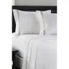 Luxury Home Embroidered Line 3-piece Sheet Set In Gray
