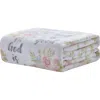 Luxury Home God Is Good Floral Plush Throw Blanket