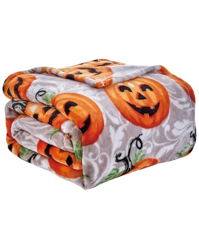 Luxury Home Halloween Throw Blanket In Multi