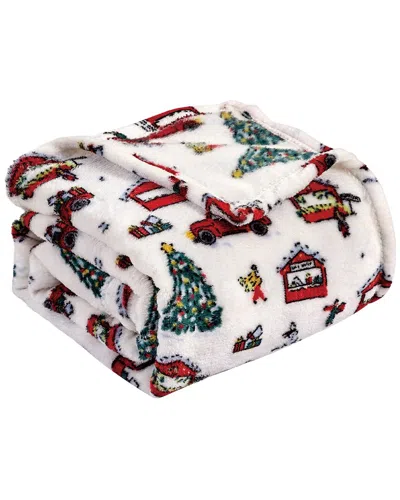 Luxury Home Holiday & Christmas Throw Blanket In Multi