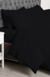 Luxury Home Microfiber 6-piece Comforter Set In Black