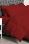 Luxury Home Microfiber 6-piece Comforter Set In Burgundy