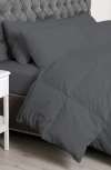 Luxury Home Microfiber 6-piece Comforter Set In Dark Gray
