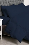 Luxury Home Microfiber 6-piece Comforter Set In Navy