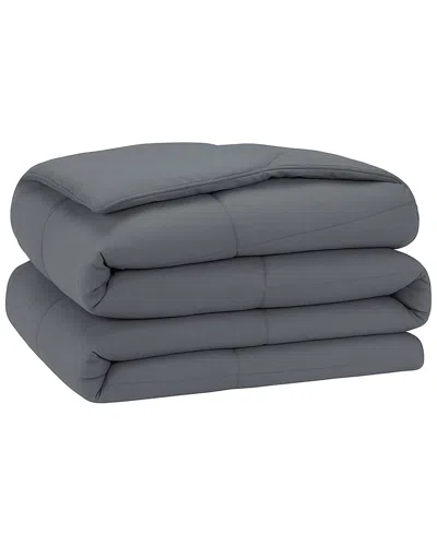 LUXURY HOME LUXURY HOME MICROFIBER COMFORTER SET WITH PILLOW SHAMS