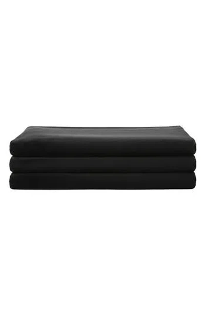 Luxury Home Microplush Ultra Premium Sheet Set In Black