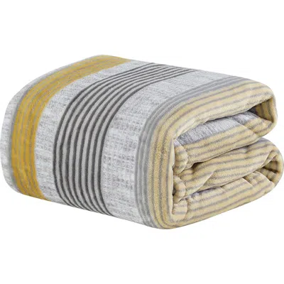 Luxury Home Plush Brea Throw Blanket In Multi