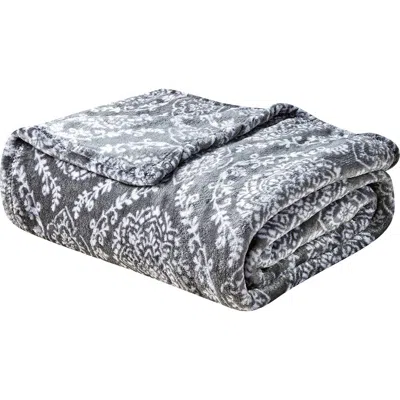Luxury Home Plush Throw Blanket In Gray