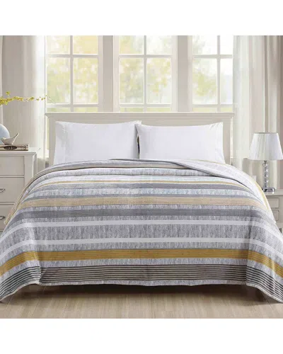 LUXURY HOME LUXURY HOME PRINTED MICROFIBER BED BLANKET