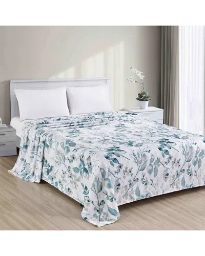 LUXURY HOME LUXURY HOME PRINTED MICROFIBER BED BLANKET