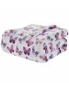 Luxury Home Printed Microfiber Bed Blanket In White