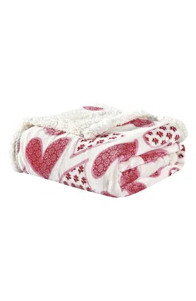 Luxury Home Scarlett Faux Shearling Throw Blanket