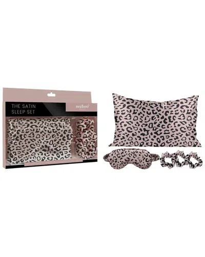 Luxury Home Silky Satin Pillowcase Set In Brown