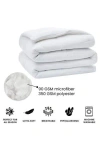 Luxury Home Solid White Microfiber Comforter