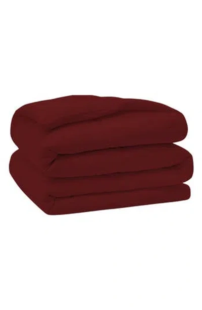 Luxury Home Super Soft Down Alternative Comforter In Burgundy