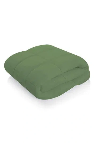 Luxury Home Super Soft Down Alternative Comforter In Green