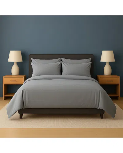 Luxury Home Super-soft 1600 Series Bed Sheet Set In Gray