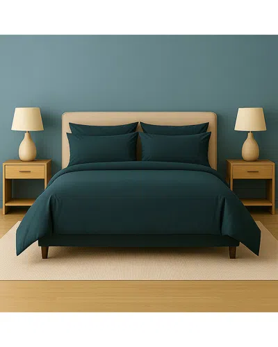Luxury Home Super-soft 1600 Series Bed Sheet Set In Green