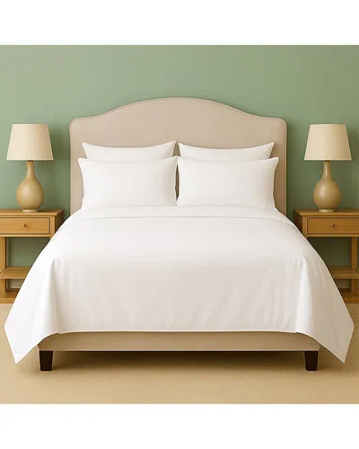 Luxury Home Super-soft 1600 Series Bed Sheet Set In White