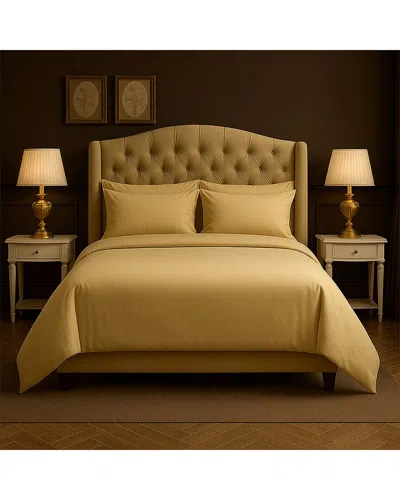 Luxury Home Super-soft 1600 Series Bed Sheet Set In Yellow