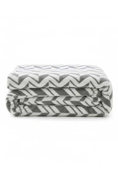 Luxury Home Ultra Microplush Blanket In Gray