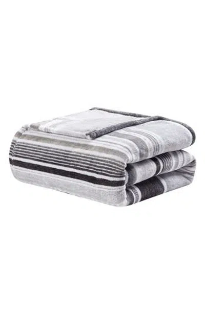 Luxury Home Ultrasoft Plush Throw Blanket In Gold