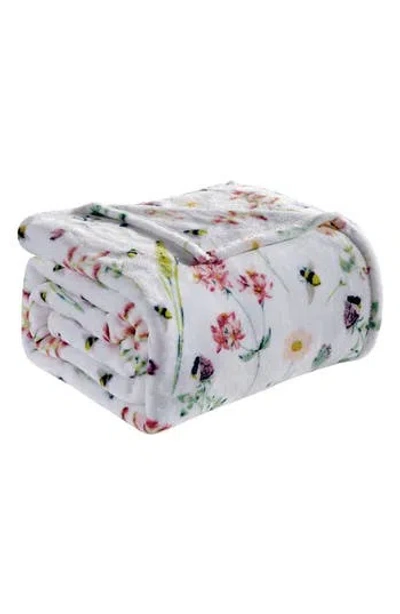 Luxury Home Ultrasoft Plush Throw Blanket In Multi