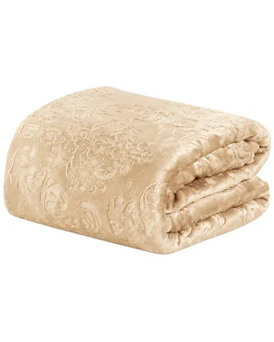 Luxury Home Versailles Throw Blanket In Brown