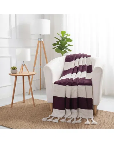 Luxury Home Vintage Plaid Throw Blanket In Multi