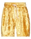 Luxury Lab Milano Man Shorts & Bermuda Shorts Marigold Size S Polyester, Elastane In Yellow
